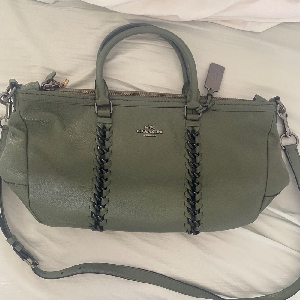 Coach Jumbo Central Satchel